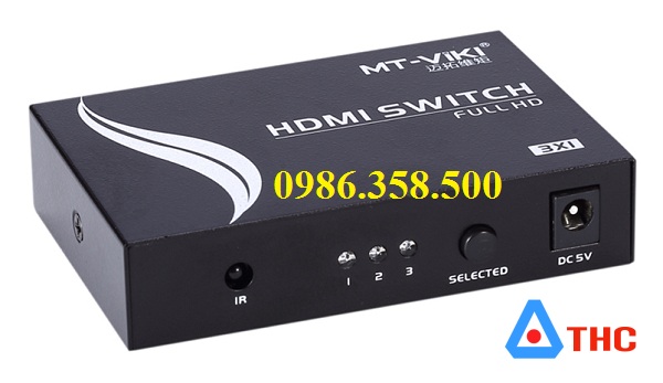 Bộ gộp HDMI 3 vào 1 ra MT-VIKI